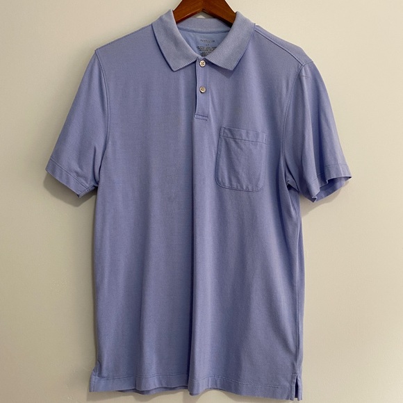 Van Heusen summer blue polo - Picture 2 of 4